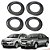 Kit Completo De 4 Borrachas Das Portas Jac J2 J3 J5 J6 [F103] - Imagem 1