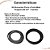 Kit Borrachas Porta E Porta Mala Peugeot 206 207 4pts - UN / 5 [F103] - Imagem 3