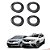 Kit Borrachas Premium De Porta Sandero Duster 4 Portas - UN / 4 [F103] - Imagem 1