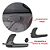 Kit 4 Maçaneta Interna Gatilho Puxador Gol 99 00 01 02 03 04 - UN / 4 [F103] - Imagem 3