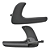 Kit 4 Maçaneta Interna Gatilho Puxador Gol 99 00 01 02 03 04 - UN / 4 [F103] - Imagem 4