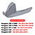 Kit 4 Maçaneta Interna Gatilho Puxador Peugeot 308 17 A 2021 - UN / 4 [F103] - Imagem 5
