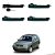 Kit 4 Maçanetas Externas Preto Gol Parati G2 96 A 01 4 Ptas - UN / 4 [F103] - Imagem 1