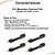 Kit 4 Maçanetas Externas Preto Ranger G2 4 Portas 09 A 12 - UN / 4 [F103] - Imagem 3