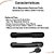Kit 4 Maçanetas Externas Preto Santana G2 98 A 06 4 Portas - UN / 4 [F103] - Imagem 3