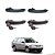 Kit 4 Maçanetas Externas Snake Key Gol Parati 99 A 14 4 Ptas - UN / 4 [F103] - Imagem 1