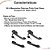 Kit 4 Maçanetas Extr Completo C/ Chave Ecosport G1 02 A 12 - UN / 4 [F103] - Imagem 3