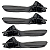 Kit 4 Maçanetas Interna Cinza Puxador Hb20 Hb20s 12 A 19 - UN / 4 [F103] - Imagem 2