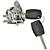 Cilindro Porta Diant Direita Esquerda Ecosport G2 Fiesta G3 [F103] - Imagem 1