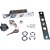Kit  Fechadura Porta Sanitário S/ Puxador Família Mb ônibus [F103] - Imagem 1