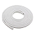 Borracha Couro Cobra Proteção Da Porta 7x14 Mm Branca 50 M [F103] - Imagem 1