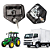 Kit 2 Maçaneta Puxador Externo Carro Agrícola Baú Motor Home - UN / 2 [F103] - Imagem 1