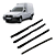 Kit 4 Pestana Externa Interna Fiorino G1 G2 Todas Exceto New - UN / 4 [F103] - Imagem 1
