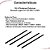 Kit 4 Pestanas Externas Renault Logan G1 G2 2007 A 2021 [F103] - Imagem 3