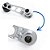 Kit 2 Manivelas Cromada Sport Vidro Fusca Brasília Gol Kombi - UN / 2 [F103] - Imagem 2