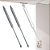 Kit 2 Pistão Mola Gás Para Porta Móveis Armários 784n/80kgf - UN / 2 [F103] - Imagem 1