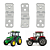 Kit 3 Dobradiças Externas P/ Porta Linha Agrícola Uso Geral - UN / 3 [F103] - Imagem 1
