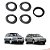 Kit 4 Borrachas Porta E Porta Mala Gol Parati G2 G3 G4 - UN / 5 [F103] - Imagem 1