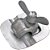 Conjunto Presilha Banco Central Kombi Clipper 57 A 96 [F103] - Imagem 1