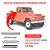 Jogo Canaletas Pestanas Porta Ford Pick Up F75 1977 Até 1982 [F103] - Imagem 6