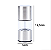 Moedor Pimenta Sal Triturador Manual Gourmet Aço Inox [F102] - Imagem 5