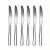 Kit 6 Facas Aço Inox Talher Mesa Cozinha Buffet Restaurante [F102] - Imagem 4