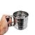 Peneira Aço Inox Peneirar Farinha Com Gatilho Confeitaria Polvilhador [F102] - Imagem 2