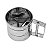 Peneira Aço Inox Peneirar Farinha Com Gatilho Confeitaria Polvilhador [F102] - Imagem 5