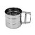 Peneira Aço Inox Peneirar Farinha Com Gatilho Confeitaria Polvilhador [F102] - Imagem 6