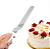 Espatula De Confeiteiro Bolos Decoração Confeitaria Inox Cabo 38cm Curvo [F102] - Imagem 1