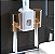 Dispenser Aplicador Creme Dental Suporte 4 Escovas Banheiro Parede Multifuncional [F102] - Imagem 3