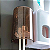 Dispenser Aplicador Creme Dental Suporte 4 Escovas Banheiro Parede Multifuncional [F102] - Imagem 5