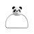 Suporte De Toalha De Rosto Para Parede Banheiro Panda [F102] - Imagem 1