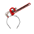 Arquinho Tiara Halloween Com Chave [F130] - Imagem 1