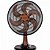 Ventilador de Mesa Ventisol Turbo 6 40cm Bronze 127v [F002] - Imagem 1