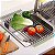 Escorredor De Pia Dobrável Portátil Aço Inox 47x30cm [F102] - Imagem 6