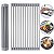 Escorredor De Pia Dobrável Portátil Aço Inox 47x30cm [F102] - Imagem 1