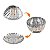 Cesto Cozinhar A Vapor Panela Vaporeira Inox Dobrável Legumes [F102] - Imagem 3