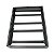 Mini Churrasqueira Portátil Dobrável 35x27cm:preto [F102] - Imagem 2