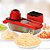 Mandoline Fatiador De Legumes Ralador Aço Inoxidavel: Vermelho [F102] - Imagem 3