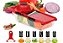 Mandoline Fatiador De Legumes Ralador Aço Inoxidavel: Vermelho [F102] - Imagem 6