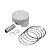 Pistao Kit C/anel  Kmp Dyamond Pcx 160 23/ 0.75 [F016] - Imagem 1