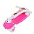 Patinete Infantil Dobrável - Branco E Rosa [F102] - Imagem 4