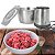 Triturador De Alimentos Carne E Legumes Elétrico 3l Aço Inox [F102] - Imagem 2