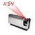 Relogio Alarme Led Espelhado Usb Com Projetode De Hora Preto [F102] - Imagem 1