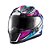 Capacete Texx Fechado Hawk Genesis Roxo Azul Rosa 60 [F016] - Imagem 5