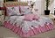 Kit Colcha Cobre Leito Belize Casal King Size 06 Pçs Rosa [F101] - Imagem 1
