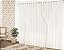 Cortina Para Sala Ou Quarto Microfibra Com Voil 2,00 Palha [F101] - Imagem 1