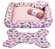 Kit Cama Pet Cachorro Ou Gato Nuvens Rosa Tam: G 04 Peças [F101] - Imagem 1