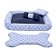 Kit Cama Pet Cachorro Ou Gato Realeza Azul Tam: G 04 Peças [F101] - Imagem 1